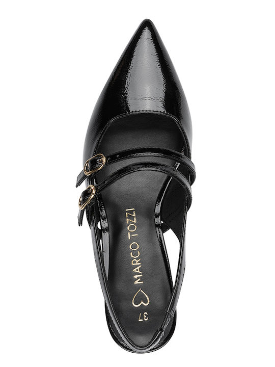 Heels from Patent Leather Black