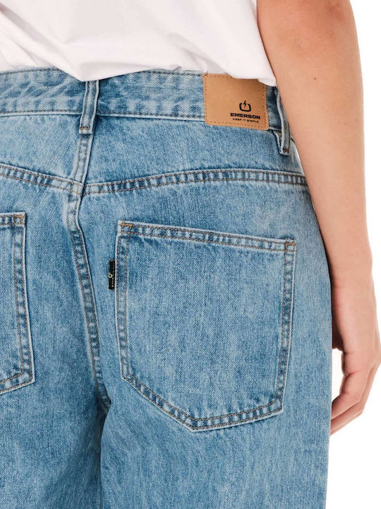 Hochgebirge Damen Jeans Hosen in Breit Bein Stil 262.EW44.94 Hellblau