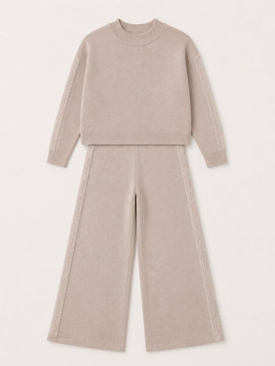 Kids Set With Pants 2 Pieces Beige