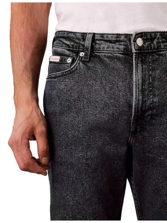 Men's Elastic Slim Tapered Fit Jeans Pants Blue