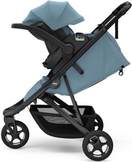 Thule Cărucior pentru copii Thule Spring 2 Potrivit pentru nou-născuți Albastru