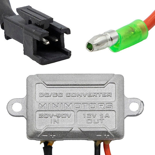 Dc Converter 20-90v To 12v 5a Original Minimotors