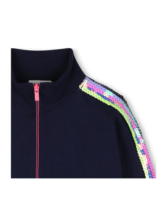 Kinder-Strickjacke Blau