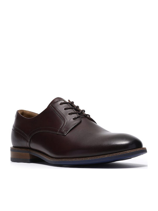 Herren Freizeitschuhe Braune Leder Casual Schuhe