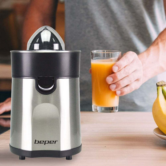 Beper Electric Juicer 85W Inox Silver