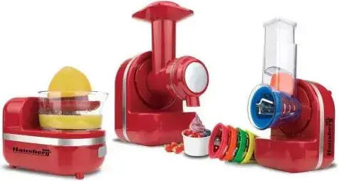 Hausberg Hausberg Elektrischer Entsafter 150W mit Kapazität 500ml Roter