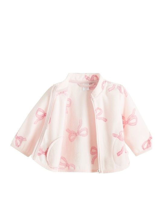 Kinder-Sweatshirt Strickjacke Rosa