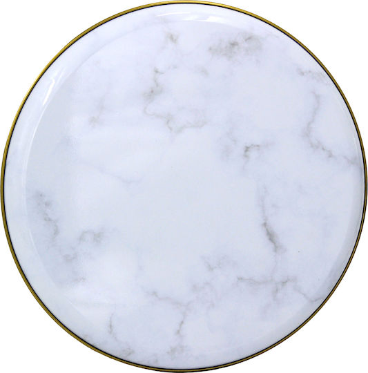 Herdabdeckungen Schutzset 4 Stück Φ24,5 Φ20,5 Φ17,5 Φ10,5 cm Design Weißer Marmor Keskor 30922