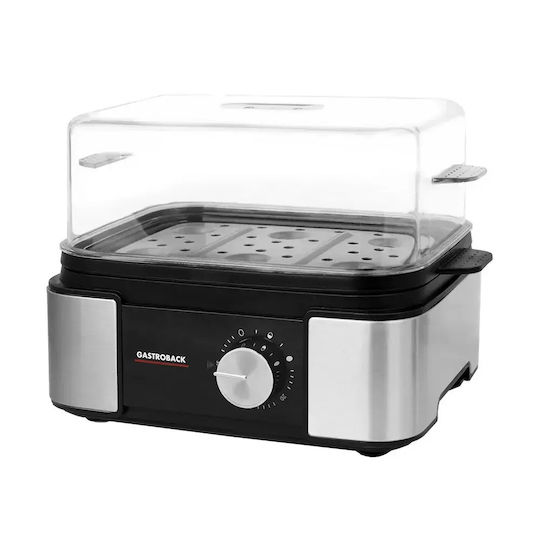 Gastroback Egg Cooker 6 Egg Capacity 400W Silver