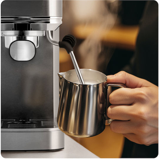 Berdsen Μηχανή Espresso 1350W Πίεσης 20bar Ασημί BD-770