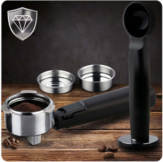 Berdsen Μηχανή Espresso 1350W Πίεσης 20bar Μαύρη BD-771