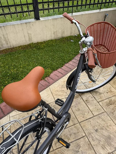 MagikBike Italy Olanda 26" Negru Bicicletă de Oras cu Viteze