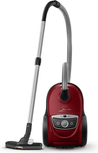 Philips Solid Vacuum 2200W with 4lt Container Red