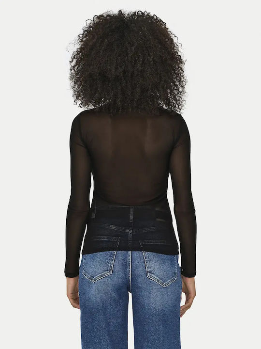 Damen Bluse Schwarz