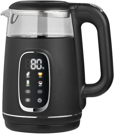 Voltz Електрическа Кана 1.7л 2200W Черна