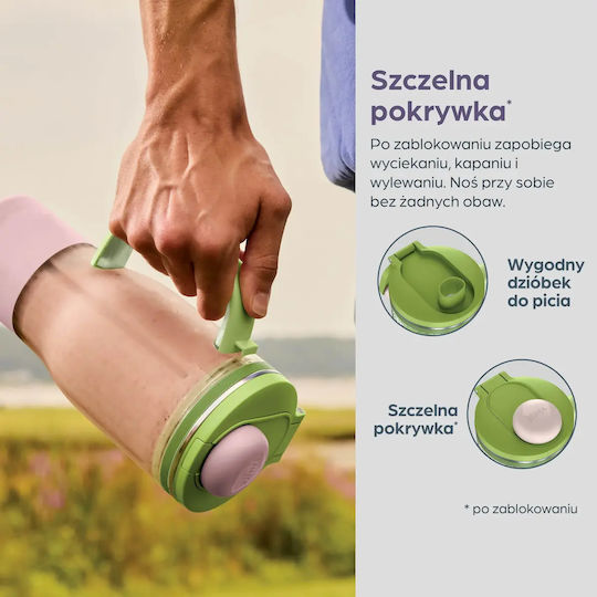 Ninja Blendboss Μπλέντερ με Πλαστική Κανάτα 710 ml 1100W Watermelon Bubblegum