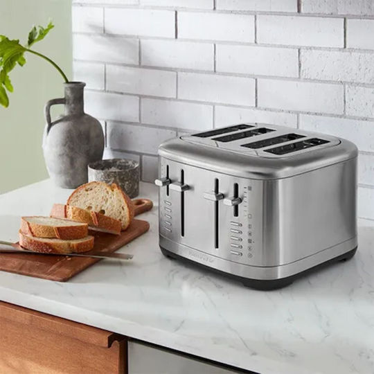 Kitchenaid Toaster 4 Slots 1640W Inox