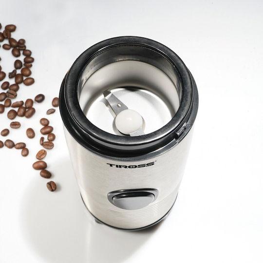 Tiross Electric Coffee Grinder 150W Silver