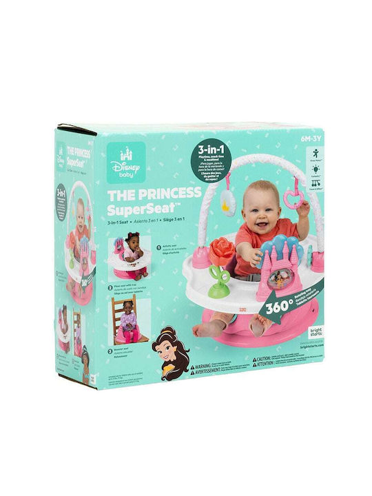 Bright Starts 3 in 1 Pink Baby Highchair