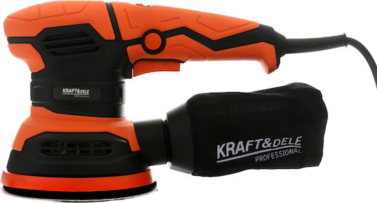 Kraft & Dele KD1695 Mașină de Șlefuit Excentrică 125mm Electrică 1200W cu Reglare a Vitezei și cu Sistem de Aspirare a Prafului