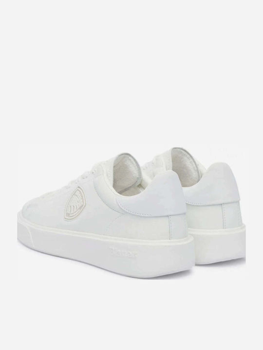 Blauer Männliche Sneakers Weiße Blauer Männliche Sneakers Weiße
