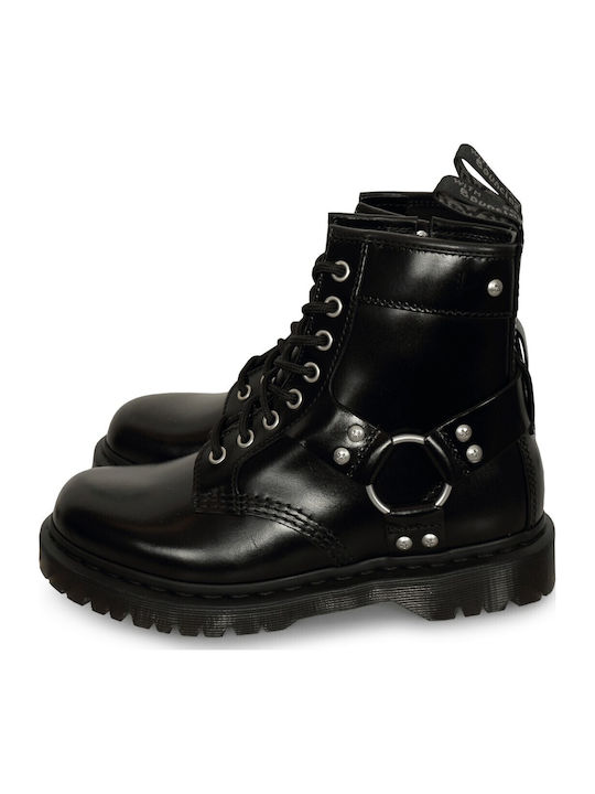 1460 Harness Analine Damen Stiefeletten Schwarz