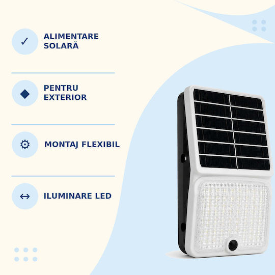 Lampă solară montată pe perete