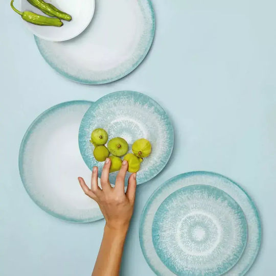 Duka Solvind Salatschüssel aus Porzellan Blau 27x7.2cm