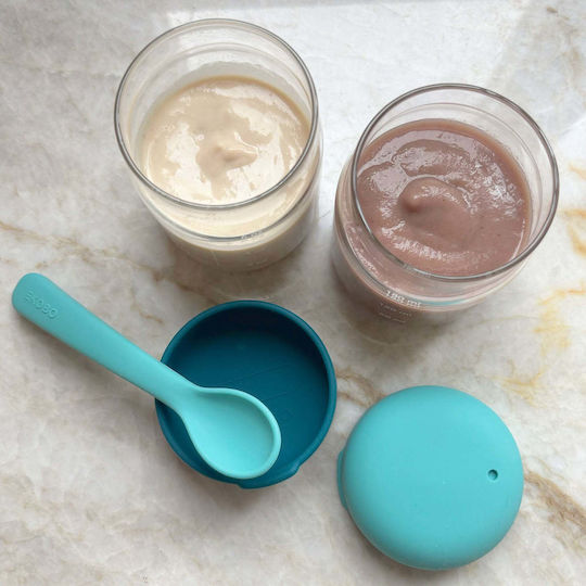 Ekobo Kinderlebensmittelbehälter Abendessen-Set 0.18Liter Blau Abyss / Lagoon