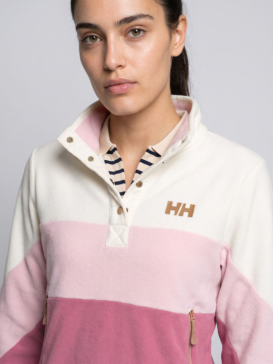 Daybreaker Hugg Snap Damen Sweatshirt Rosa