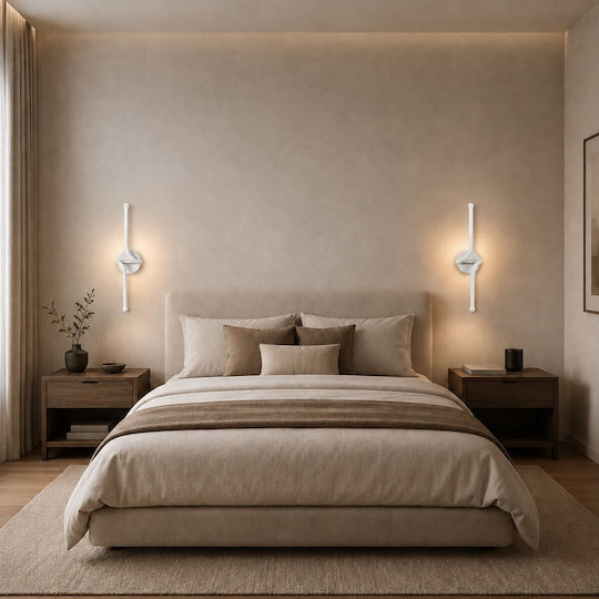 VenCore Corp de Iluminat Modern de Perete cu LED Integrat și Lumină Albă Reglabilă 11x14cm