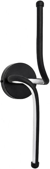 VenCore Modern Wall Lamp with Integrated LED and Adjustable White Light Black 11x14cm