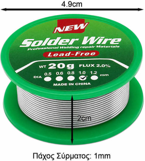 Lötdraht Klebe 1mm 20g Ohne Blei Oem