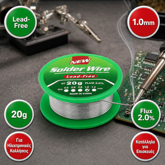 Lötdraht Klebe 1mm 20g Ohne Blei Oem