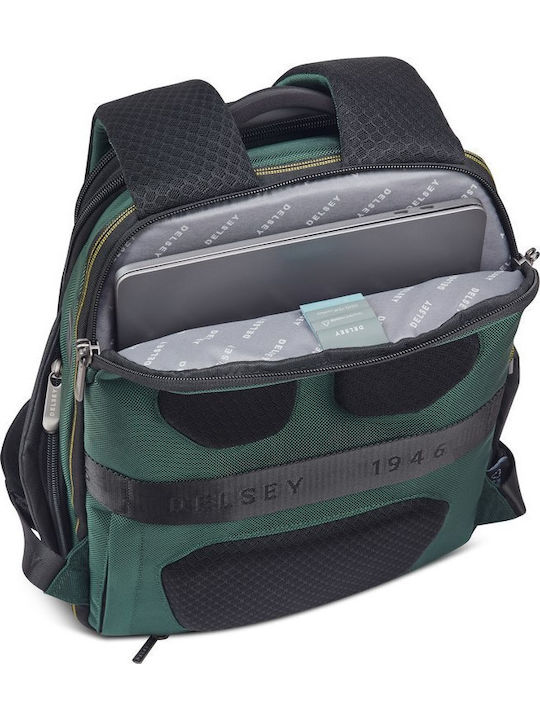 Delsey Раница за лаптоп 13" с USB порт в кафяв цвят 210260223