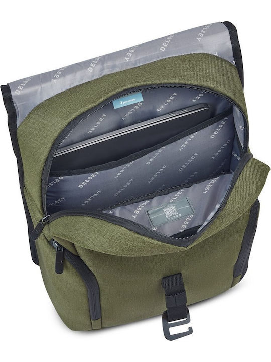 Delsey Раница за лаптоп 15.6" в кафяв цвят 391660403