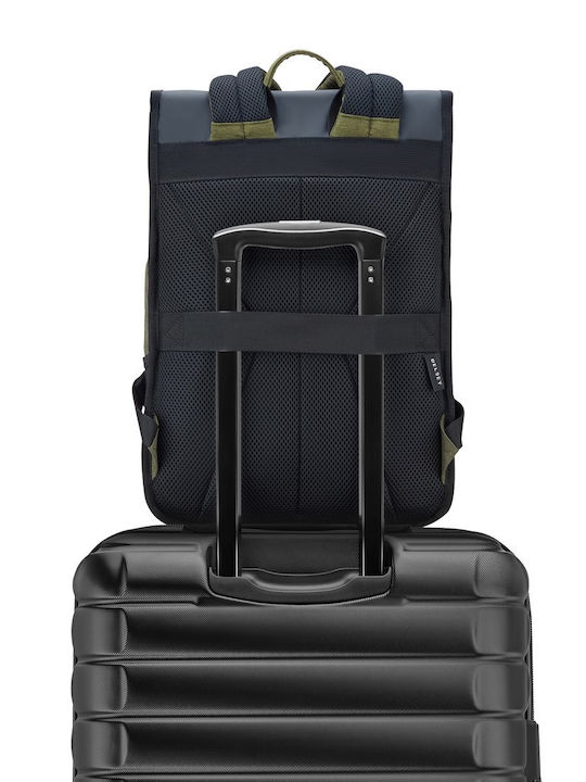 Delsey Раница за лаптоп 15.6" в кафяв цвят 391660403