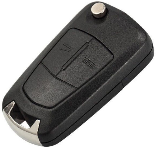 Carcasă Telecomandă Auto 2 Butoane Cu Lamă Compatibilă Opel Astra Corsa Zafira