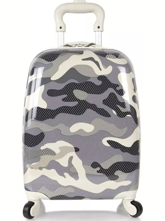 Heys Fashion Spinner Παιδική Βαλίτσα Ταξιδίου Grey Camo με 4 Ρόδες