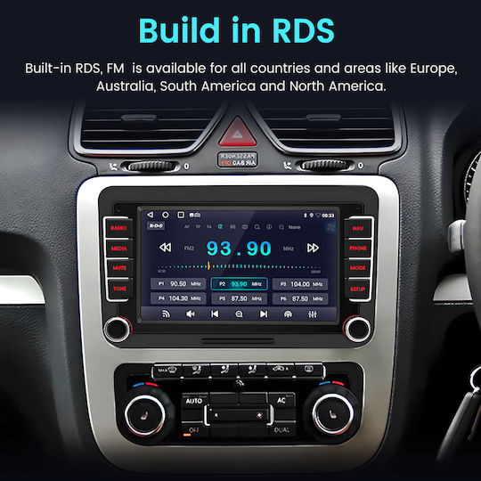 Junsun Auto-Audiosysteme Linux Vw Volkswagen Skoda Seat Touchscreen GPS Bluetooth Notenblätter Dvd Dab+ & Rds