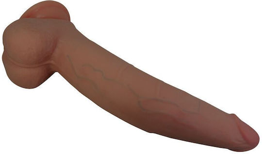 Pretty Love Ρεαλιστικό Dildo με Βεντούζα Καφέ
