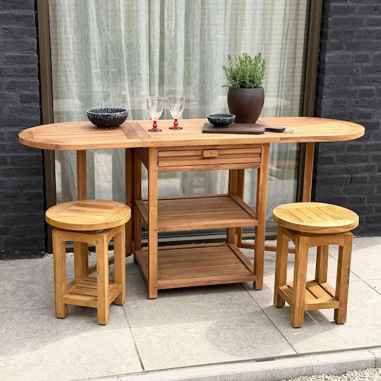 Градински Бар Комплект Nomani 2 Броя Teak