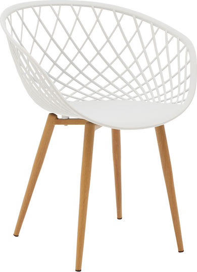 Ezra 5 Stück Garten- und Outdoor-Möbelsets für klassische Veranda mit Weißer Herstellerfarbe