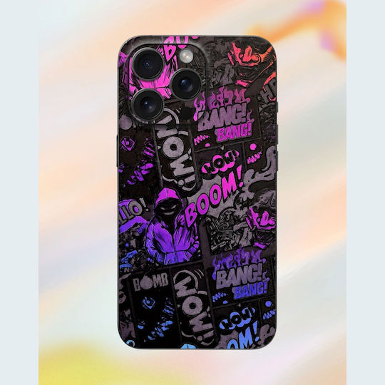Iphone 15 Pro Max Schutzfolie für Handy-Rückseiten Gams Premium Vinyl Skin Rückplatten 3d Neonbomb