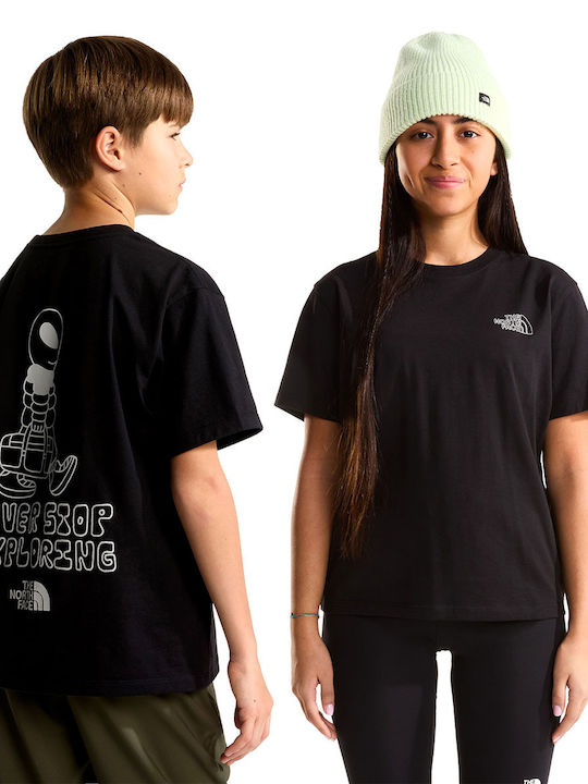 Kids T-shirt Black Alien
