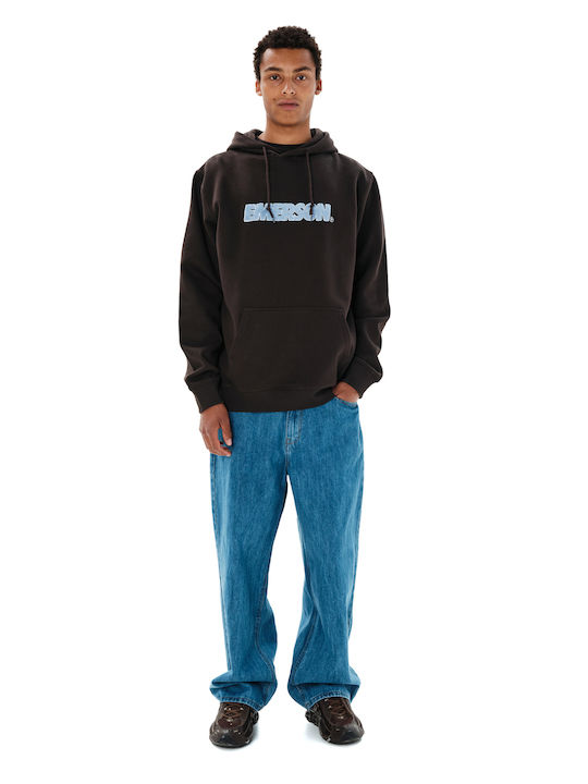 Herren Sweatshirt mit Kapuze Braun 262.EM20.12