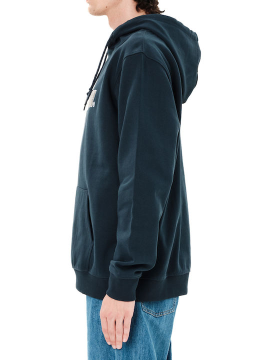 Sweatshirt mit Kapuze Petrol Blau 262.EM20.12