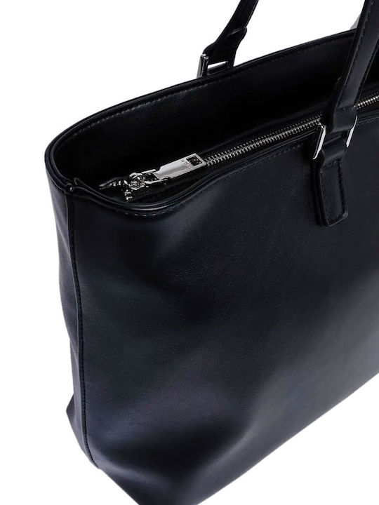 Women's Black Shopper Bag