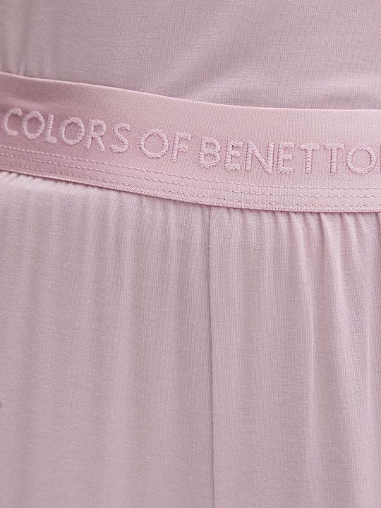Benetton Summer Women's Pyjama Trousers Pink