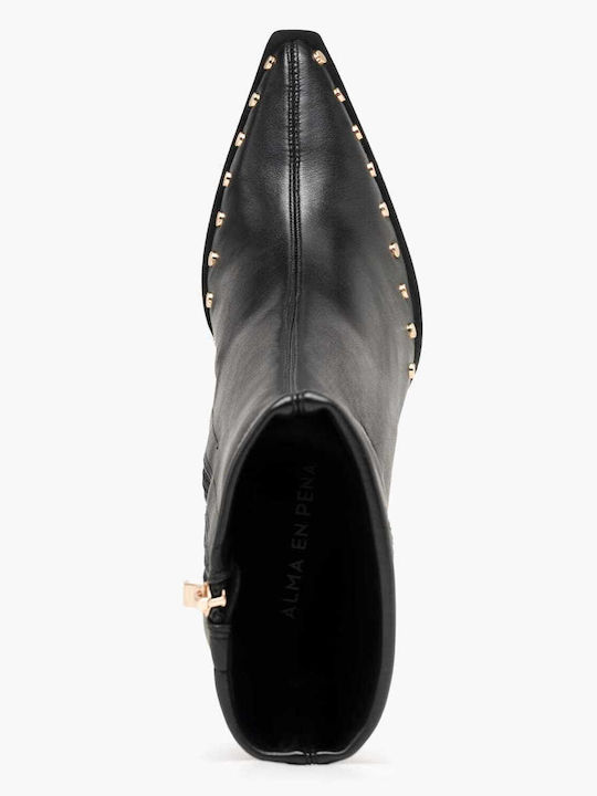 Damen Stiefeletten Schwarz